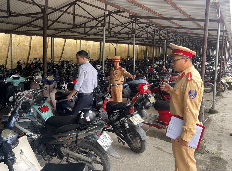 Công an huyện Kiến Thụy: Kiên quyết không để học sinh chưa đủ điều kiện điều khiển phương tiện tham gia giao thông